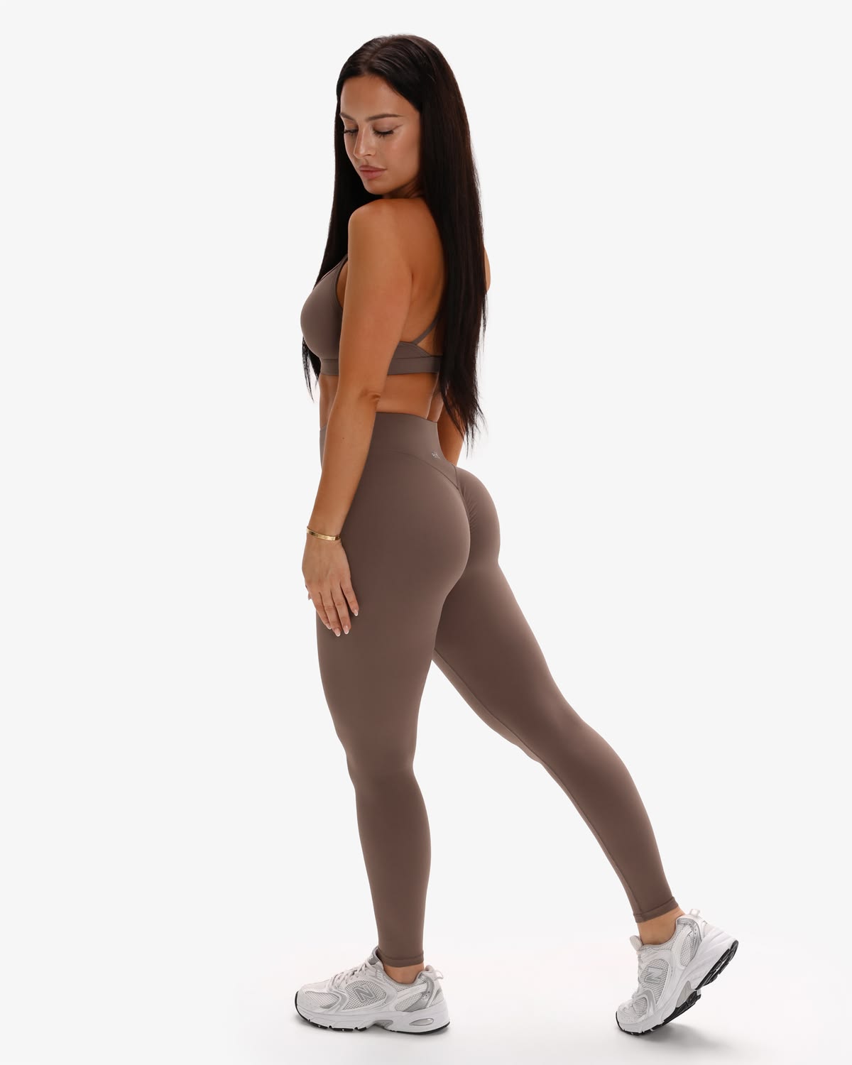 Seamless High Waist Workout Set – Waist Slimming & Bust Lifting