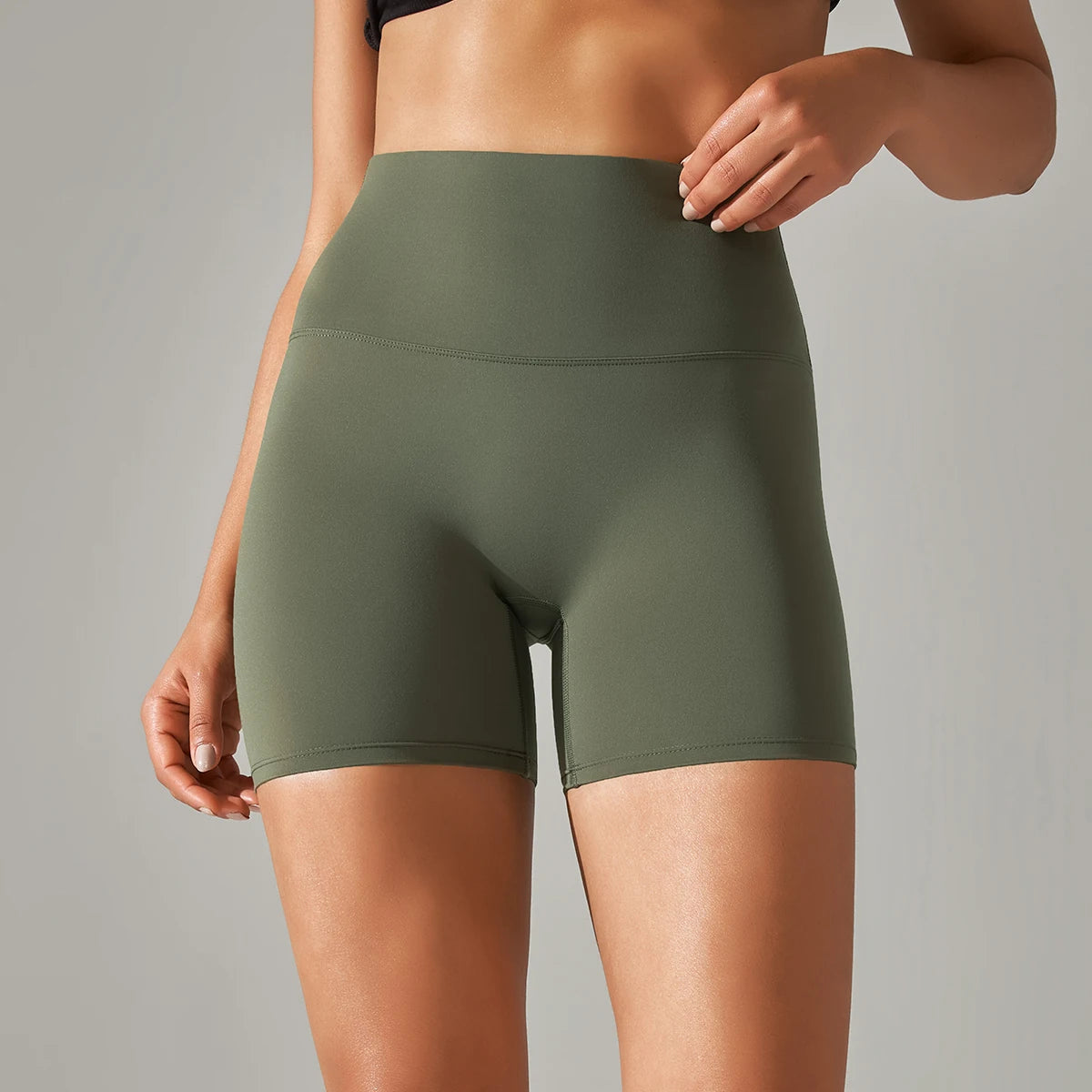 Yoga Shorts – High Waist Breathable Cycling & Running Gym Shorts