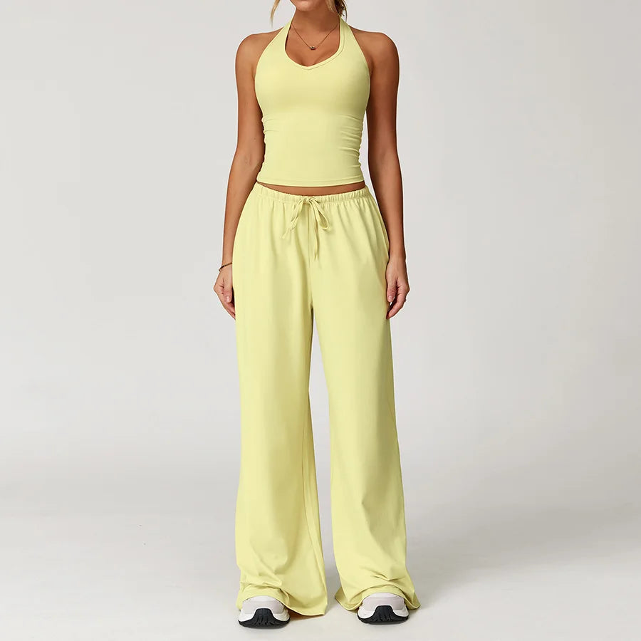 Tank Top & Straight Pants Set
