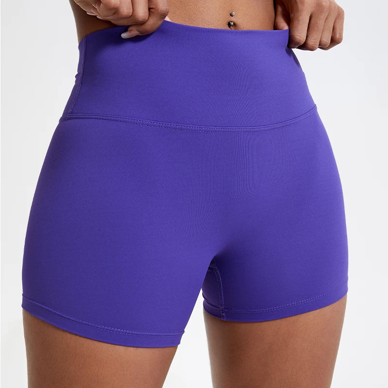 Hearuisavy Butt Lift Running Shorts – High Waist Slim Cycling Yoga Shorts