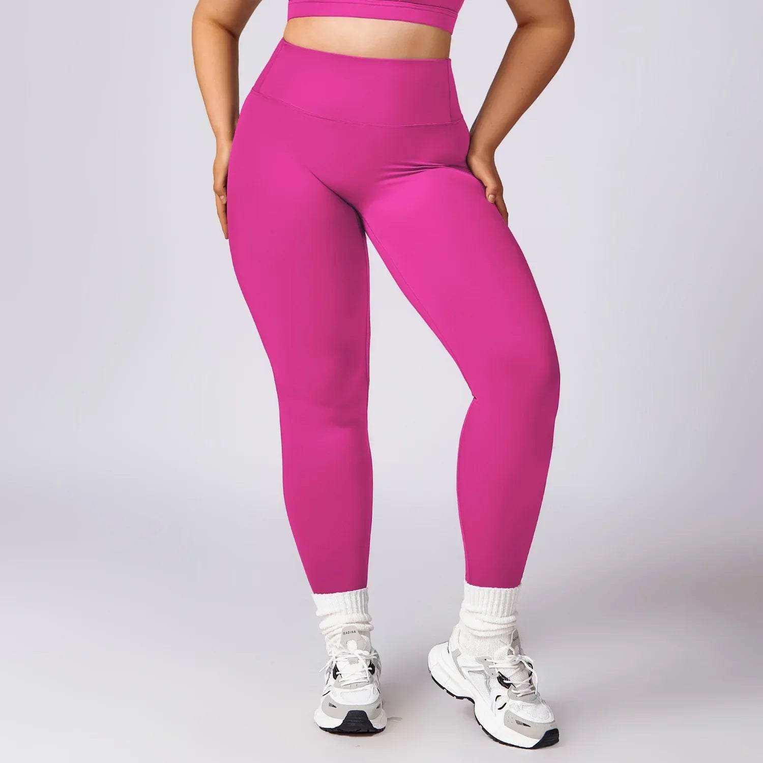 Plus Size Workout Set – Sport Jacket, Leggings & Flared Pants