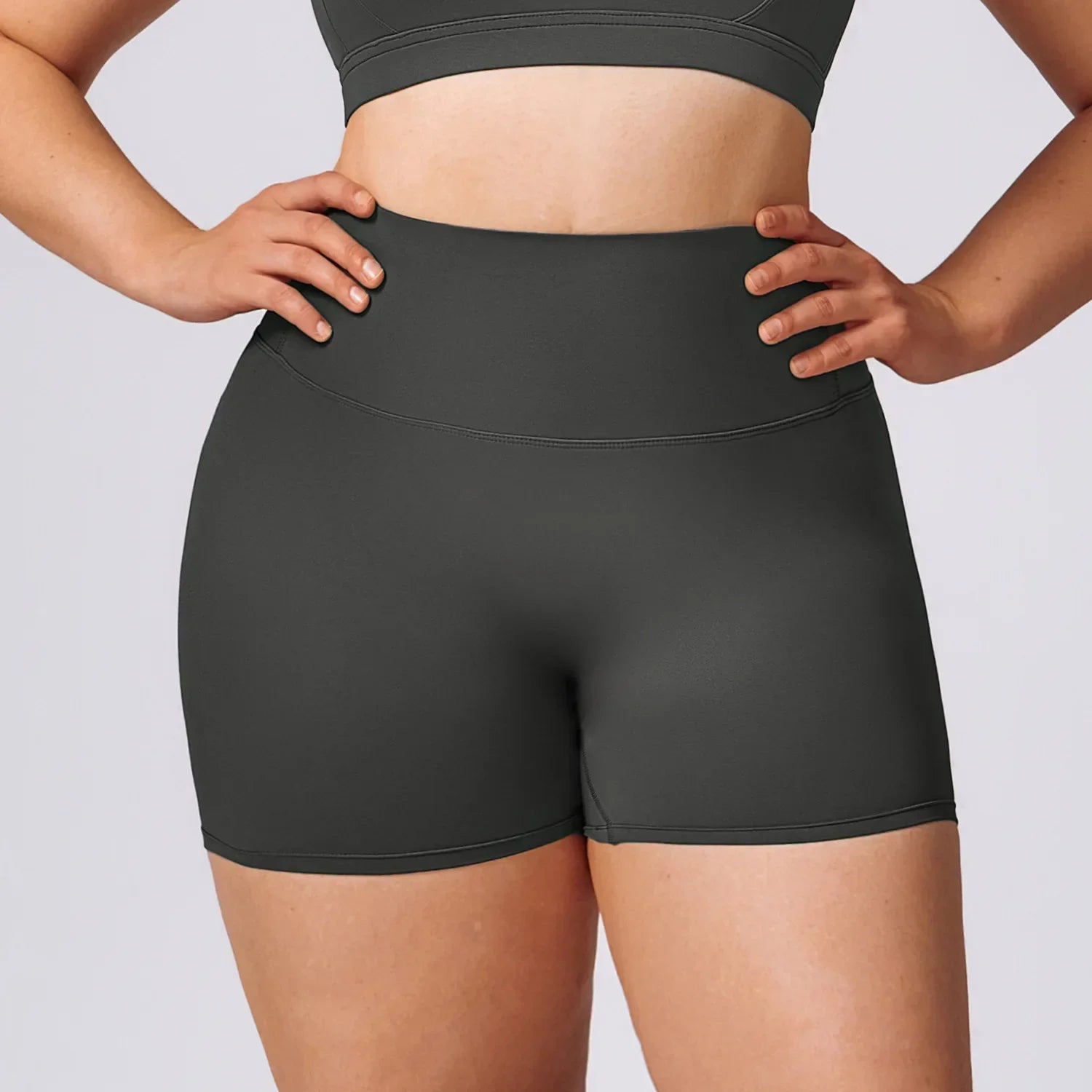 Plus Size Workout Set – Sport Jacket, Leggings & Flared Pants
