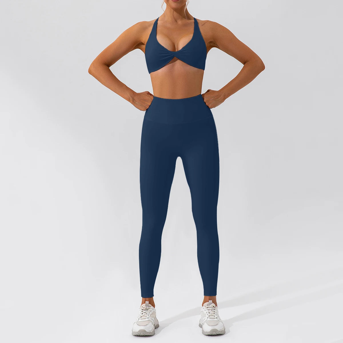 2PCS Yoga Suit Sports Set – Quick-Dry Long Sleeve Running & Workout Tracksuit