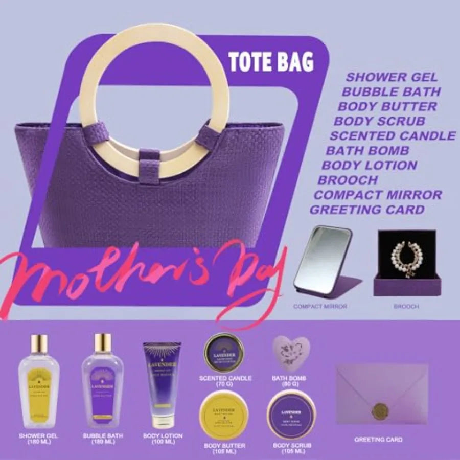 Gift Baskets for Women Mothers Day Gifts for Mom 11pcs Sets Relaxing Bath Sets for Women Christmas Gifts for Her