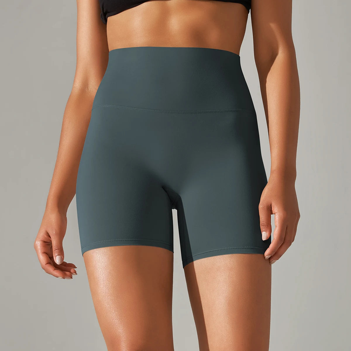Yoga Shorts – High Waist Breathable Cycling & Running Gym Shorts