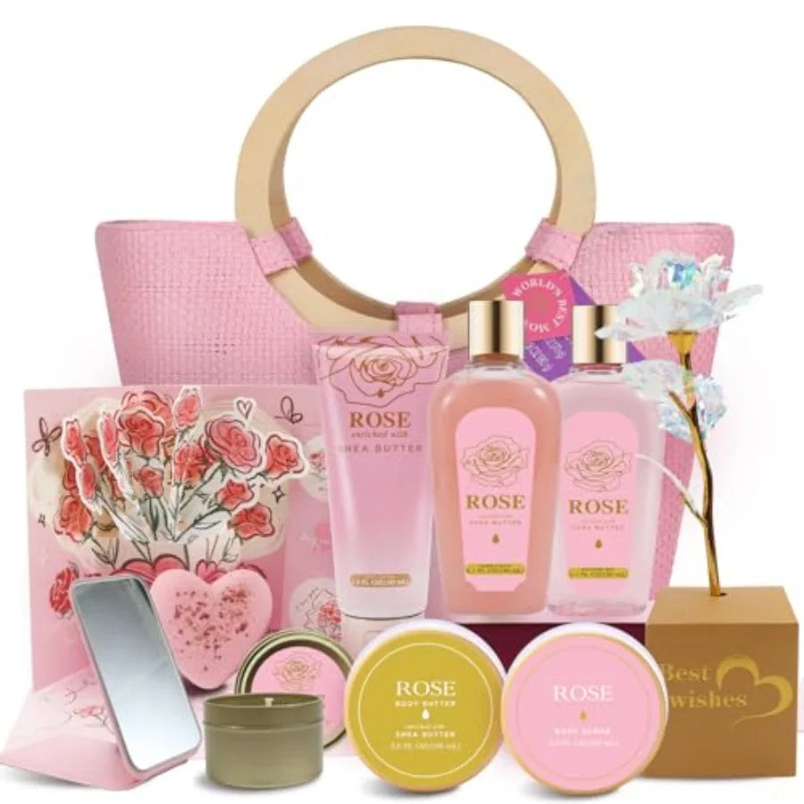 Gift Baskets for Women Mothers Day Gifts for Mom 11pcs Sets Relaxing Bath Sets for Women Christmas Gifts for Her