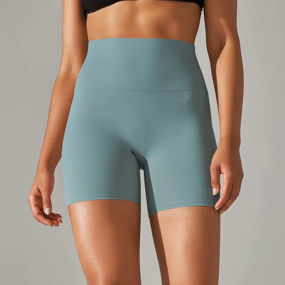 Yoga Shorts – High Waist Breathable Cycling & Running Gym Shorts