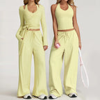 Tank Top & Straight Pants Set