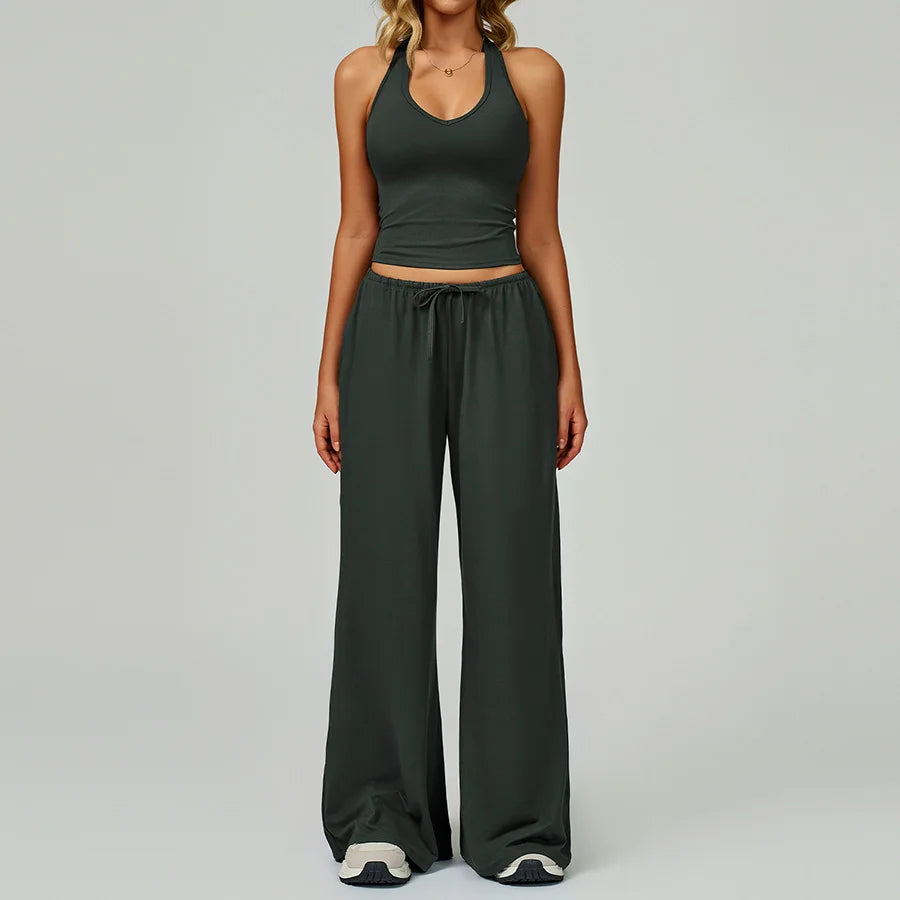 Tank Top & Straight Pants Set