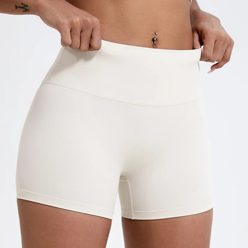 Hearuisavy Butt Lift Running Shorts – High Waist Slim Cycling Yoga Shorts