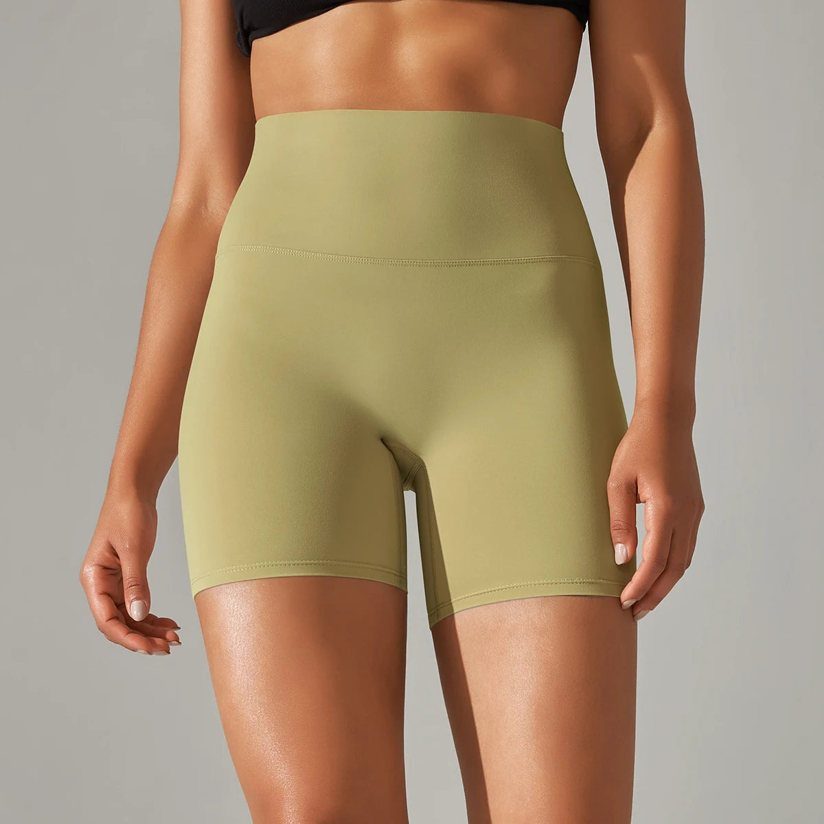 Yoga Shorts – High Waist Breathable Cycling & Running Gym Shorts