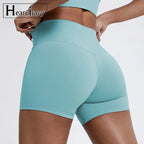Hearuisavy Butt Lift Running Shorts – High Waist Slim Cycling Yoga Shorts