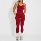 Yoga Set 2-Piece – Halter Top & High Waist Shaping Leggings