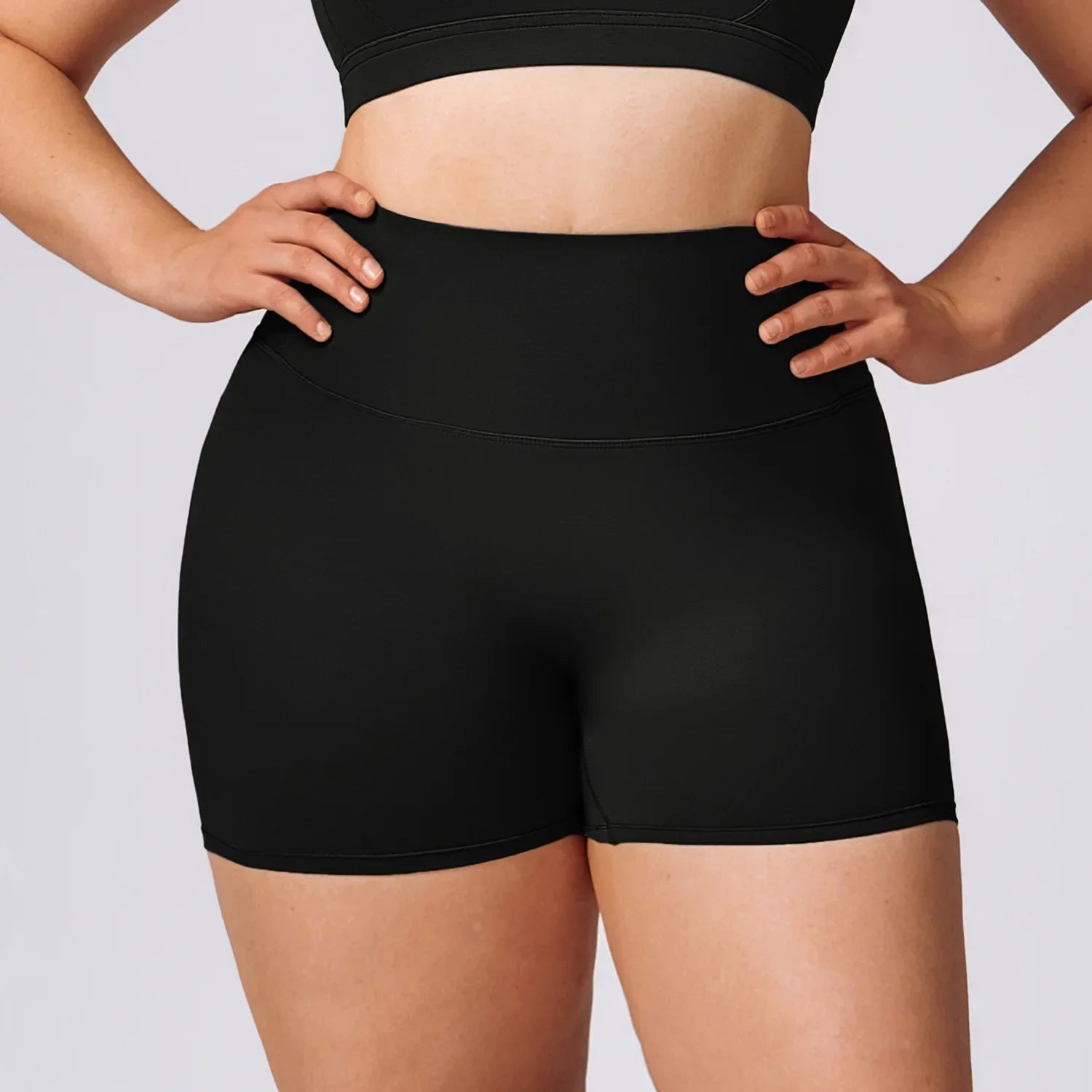 Plus Size Workout Set – Sport Jacket, Leggings & Flared Pants