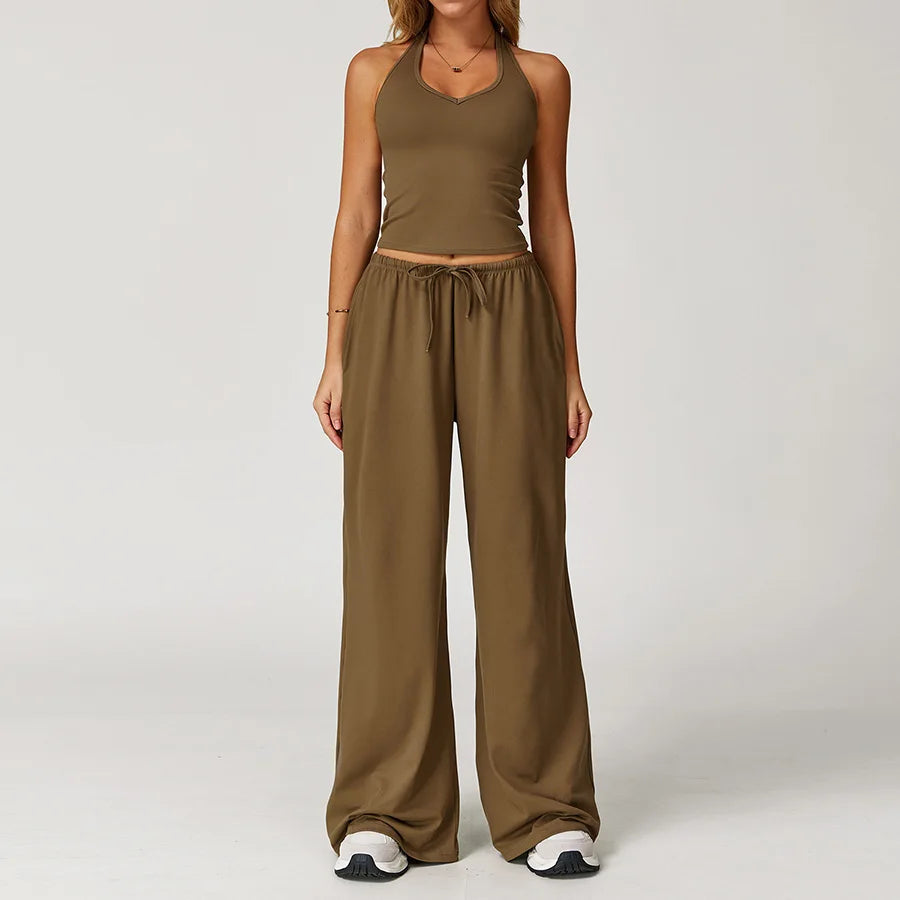 Tank Top & Straight Pants Set