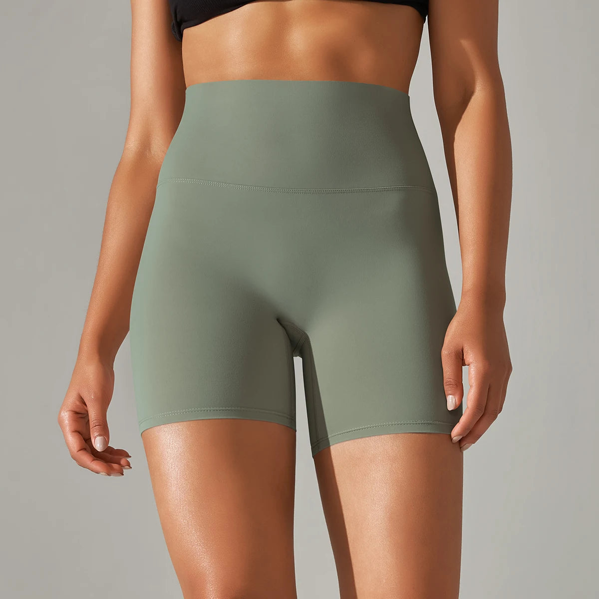 Yoga Shorts – High Waist Breathable Cycling & Running Gym Shorts