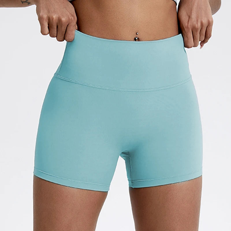 Hearuisavy Butt Lift Running Shorts – High Waist Slim Cycling Yoga Shorts