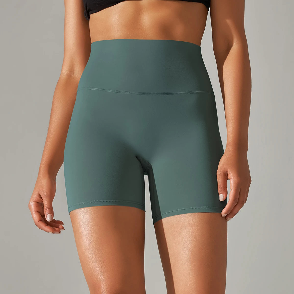 Yoga Shorts – High Waist Breathable Cycling & Running Gym Shorts