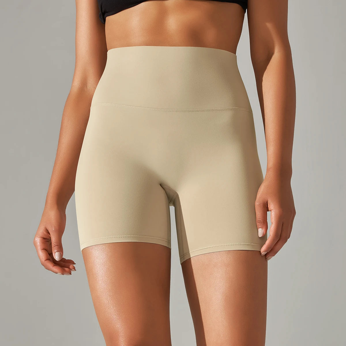 Yoga Shorts – High Waist Breathable Cycling & Running Gym Shorts