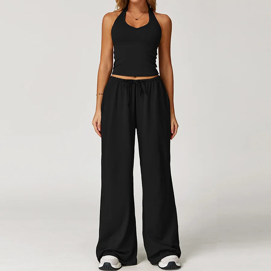 Tank Top & Straight Pants Set