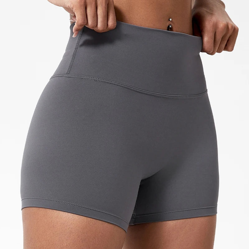 Hearuisavy Butt Lift Running Shorts – High Waist Slim Cycling Yoga Shorts