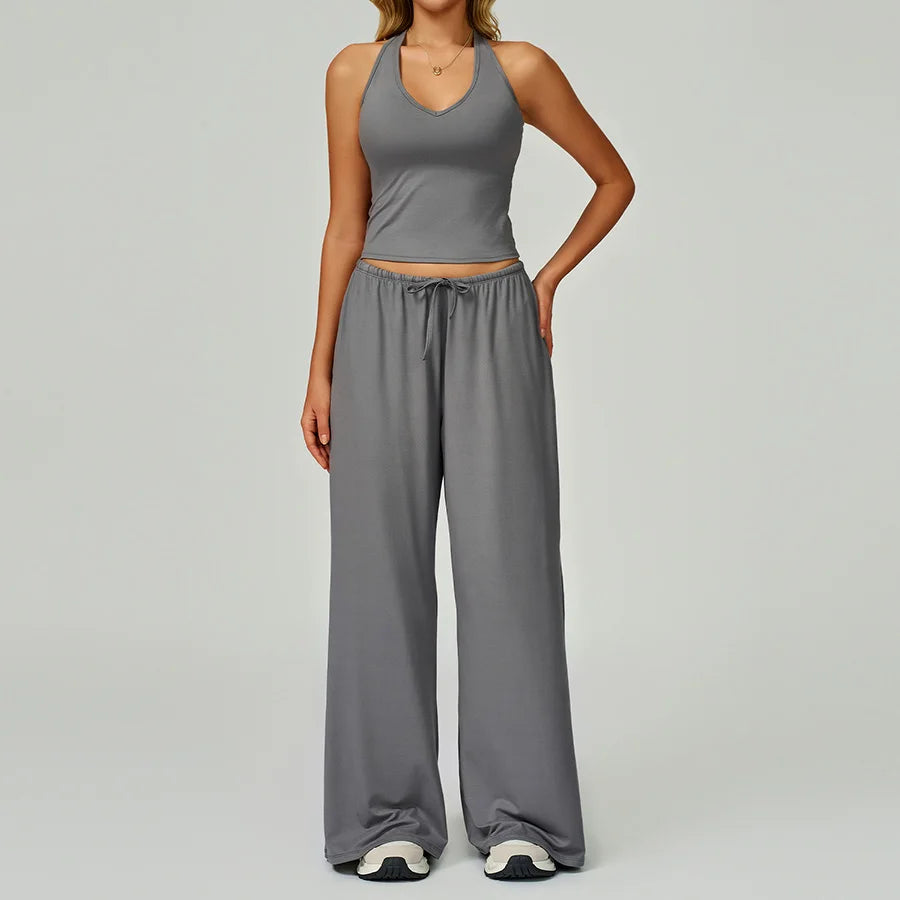 Tank Top & Straight Pants Set