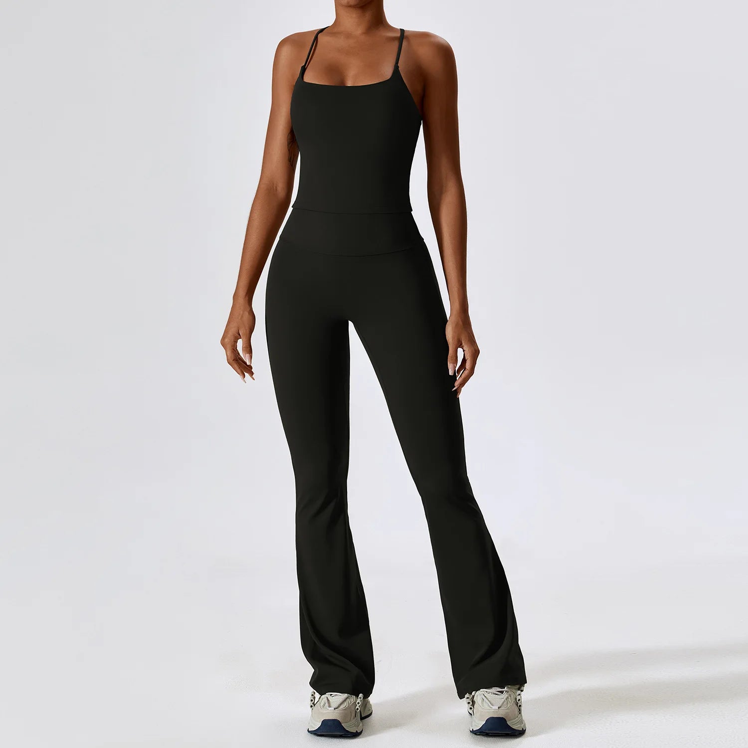 Women's Seamless 2-Piece Yoga Set – Legging + Crop Top