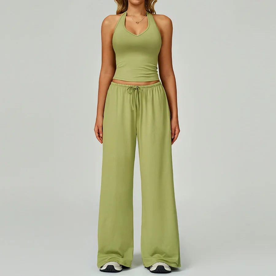 Tank Top & Straight Pants Set