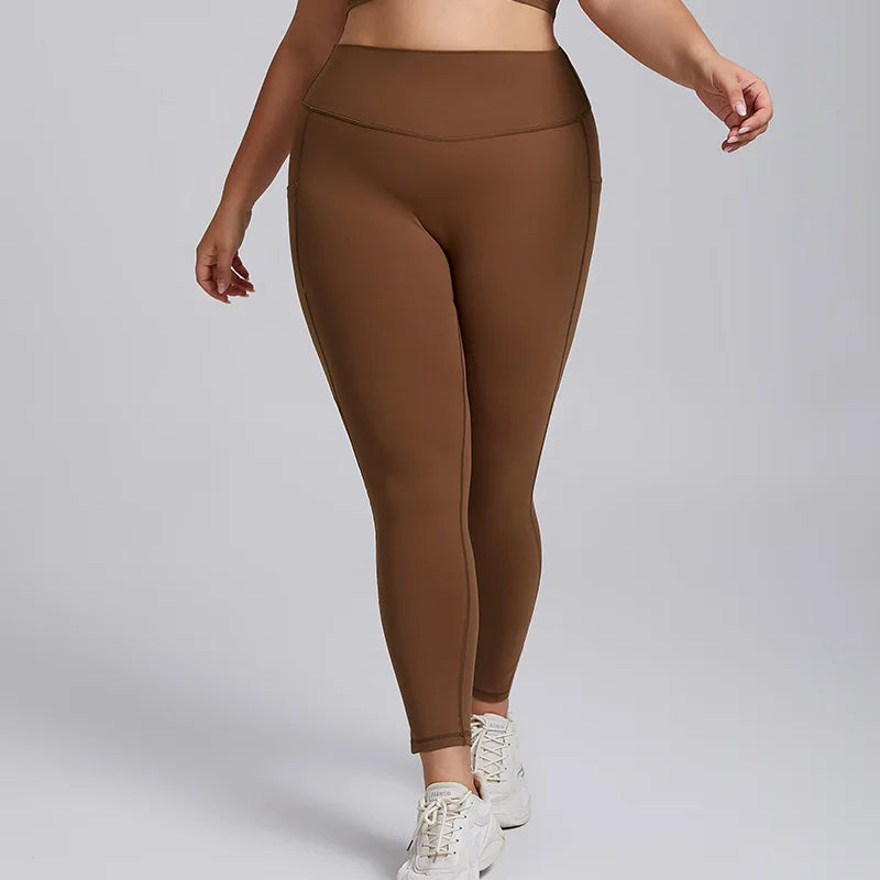 Plus Size Activewear Set – Sports Bra & Super Stretch Gym Leggings