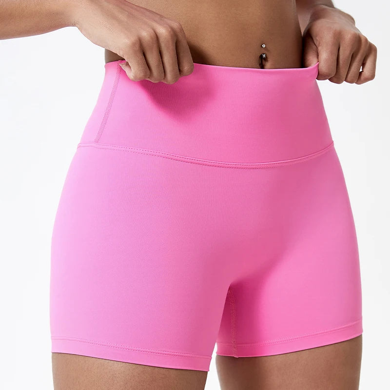 Hearuisavy Butt Lift Running Shorts – High Waist Slim Cycling Yoga Shorts
