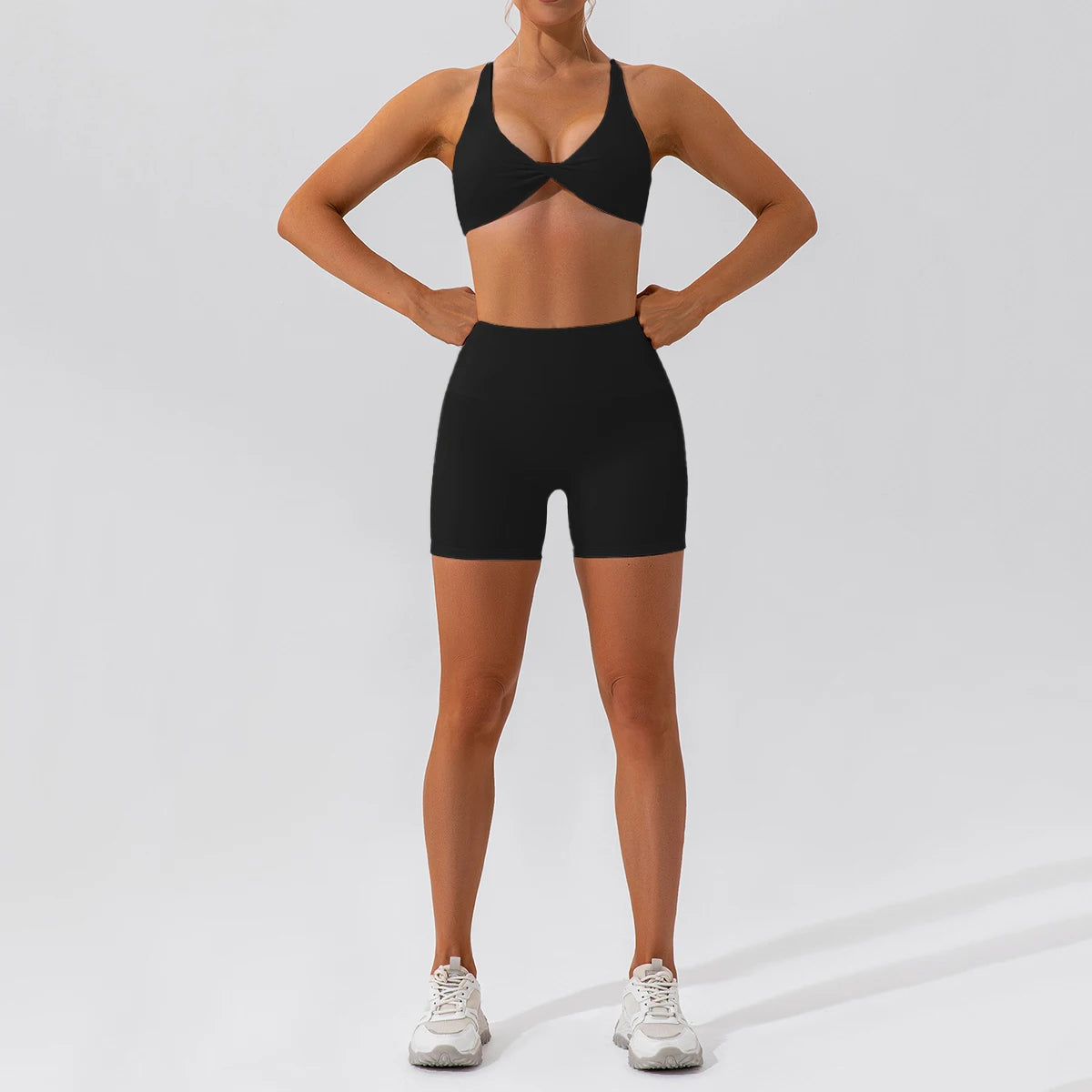 2PCS Yoga Suit Sports Set – Quick-Dry Long Sleeve Running & Workout Tracksuit