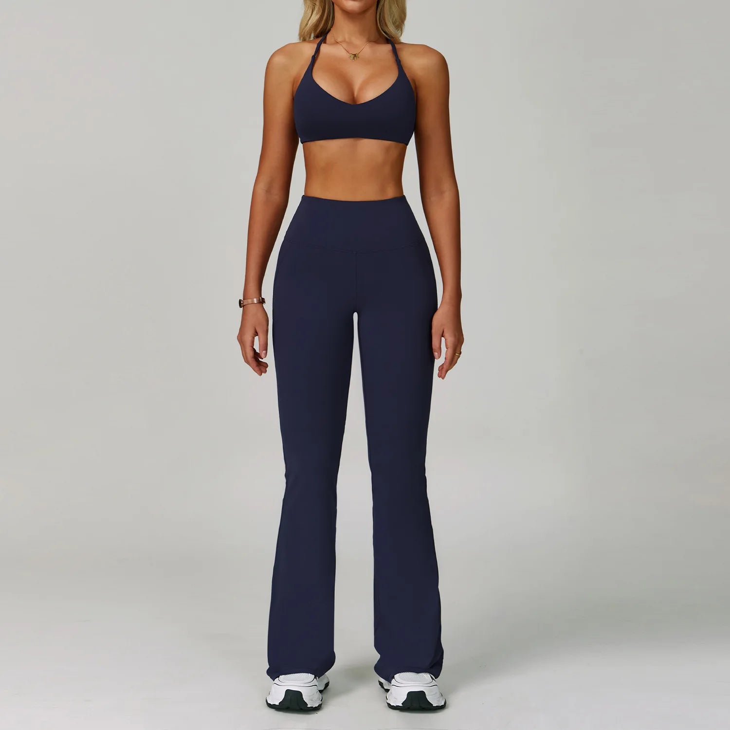 2 Piece Tracksuit – Workout Bra & High Waist Leggings Gym Clothing