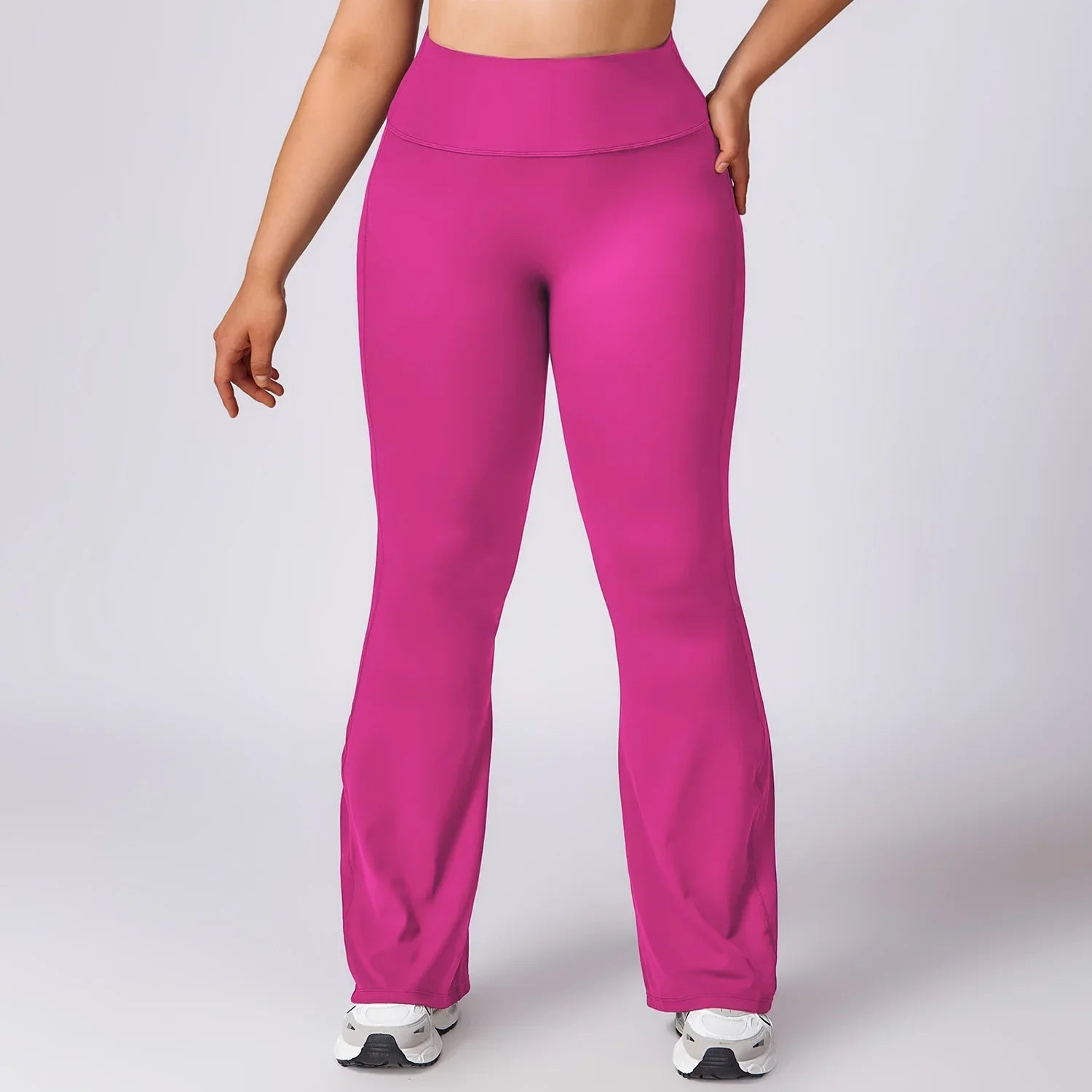 Plus Size Workout Set – Sport Jacket, Leggings & Flared Pants