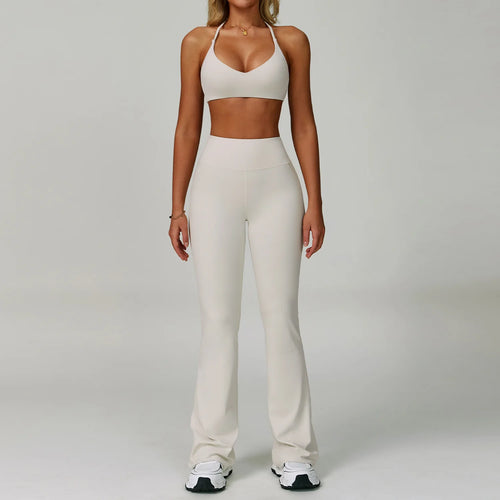 2 Piece Tracksuit – Workout Bra & High Waist Leggings Gym Clothing