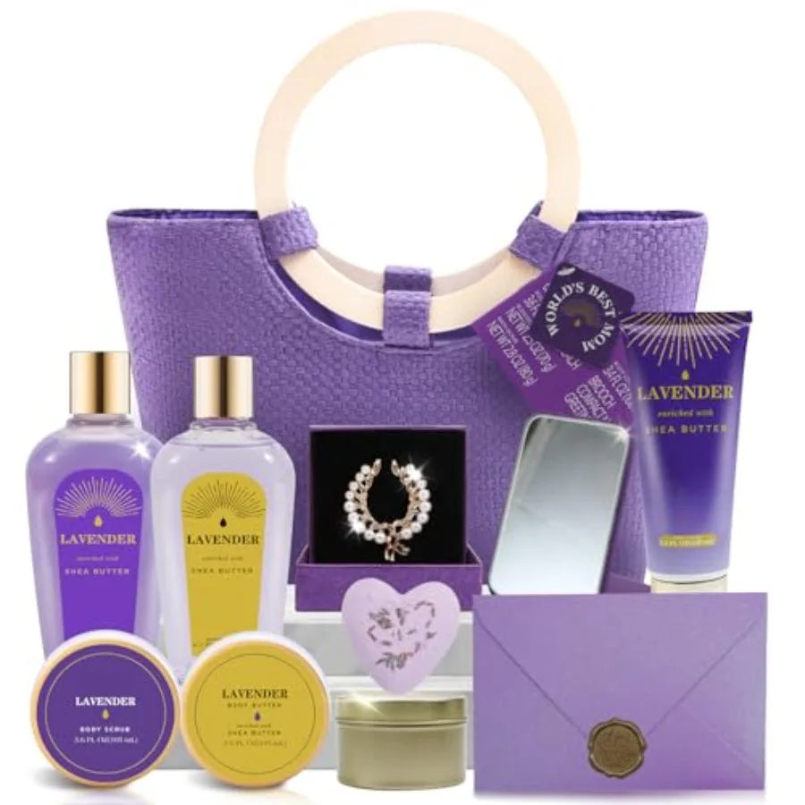 Gift Baskets for Women Mothers Day Gifts for Mom 11pcs Sets Relaxing Bath Sets for Women Christmas Gifts for Her