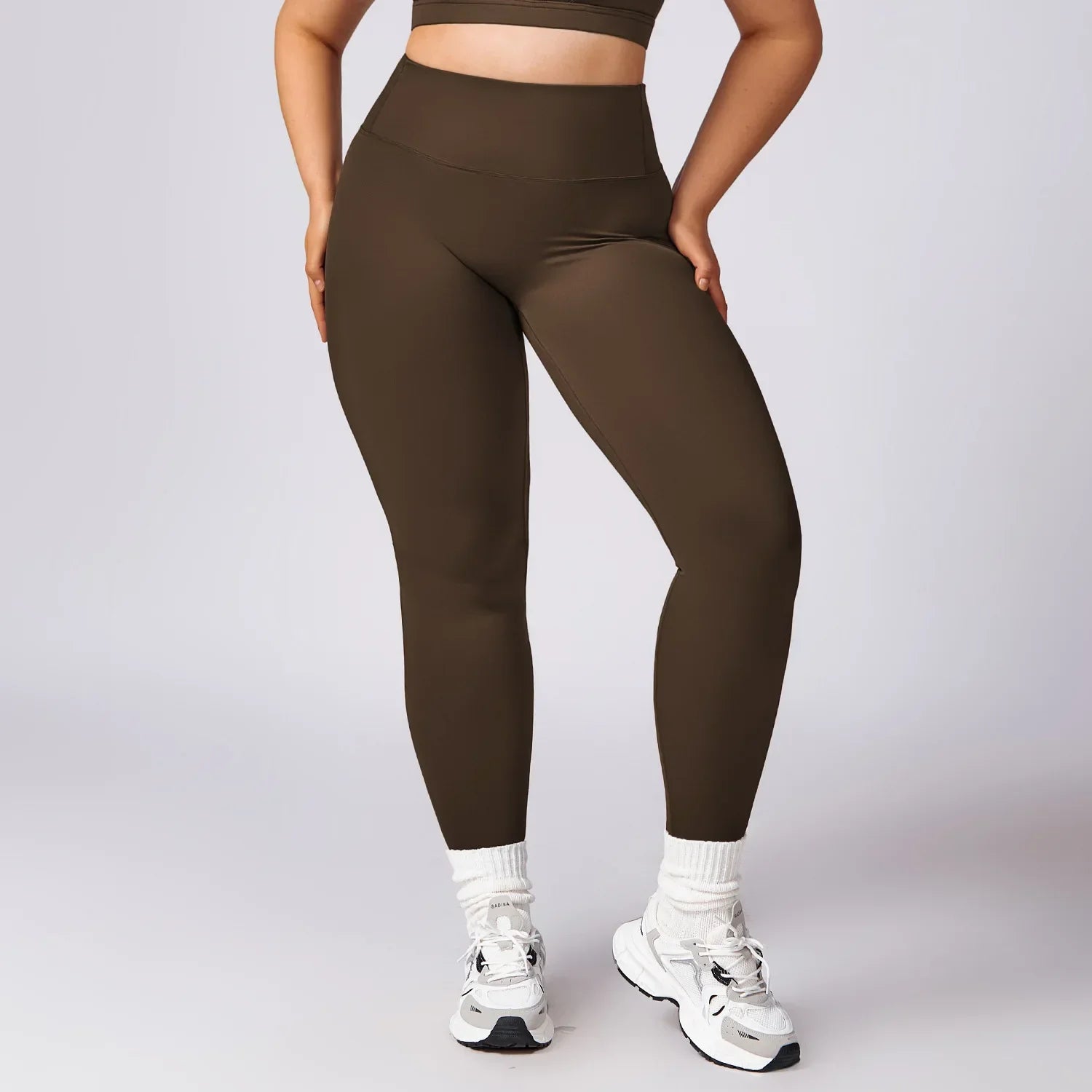Plus Size Workout Set – Sport Jacket, Leggings & Flared Pants