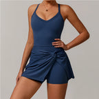 Women's Fitness Jumpsuit – Breathable Push Up Gym Bodysuit