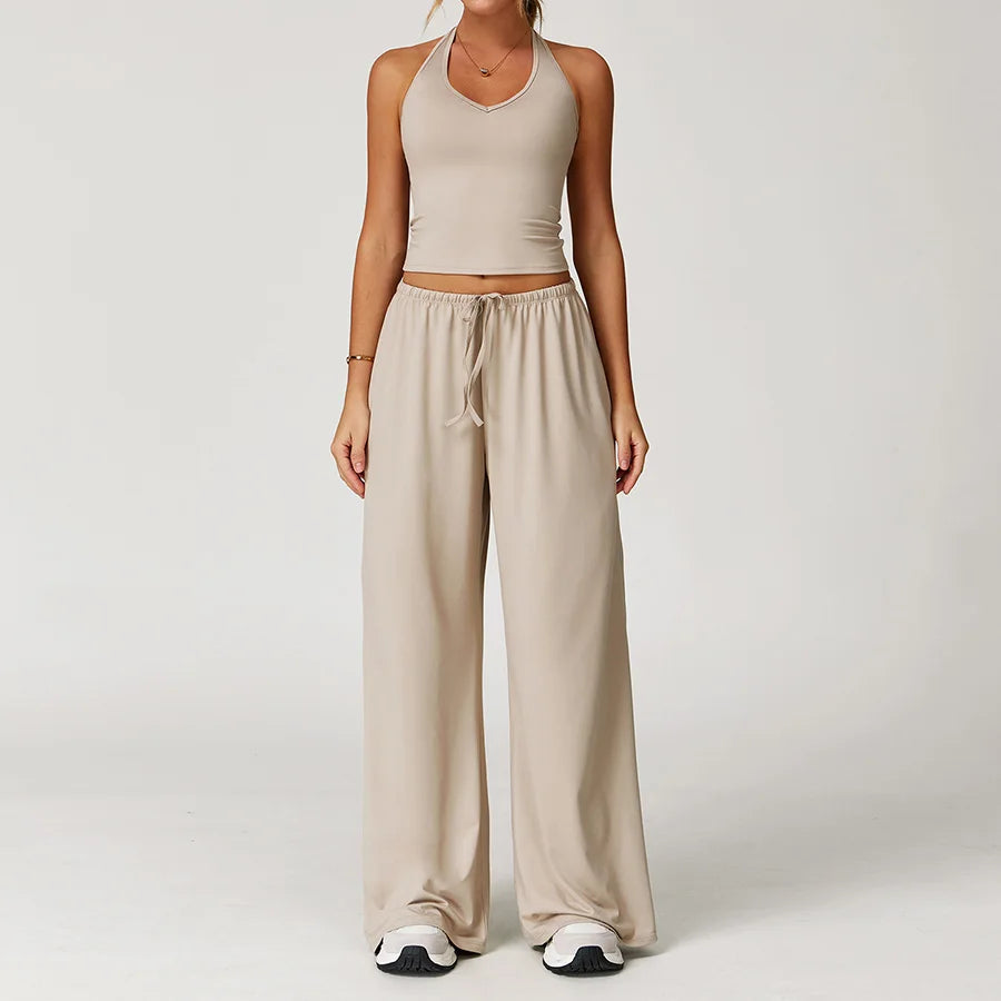 Tank Top & Straight Pants Set