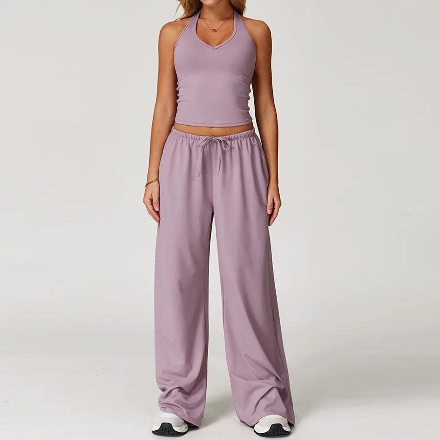 Tank Top & Straight Pants Set