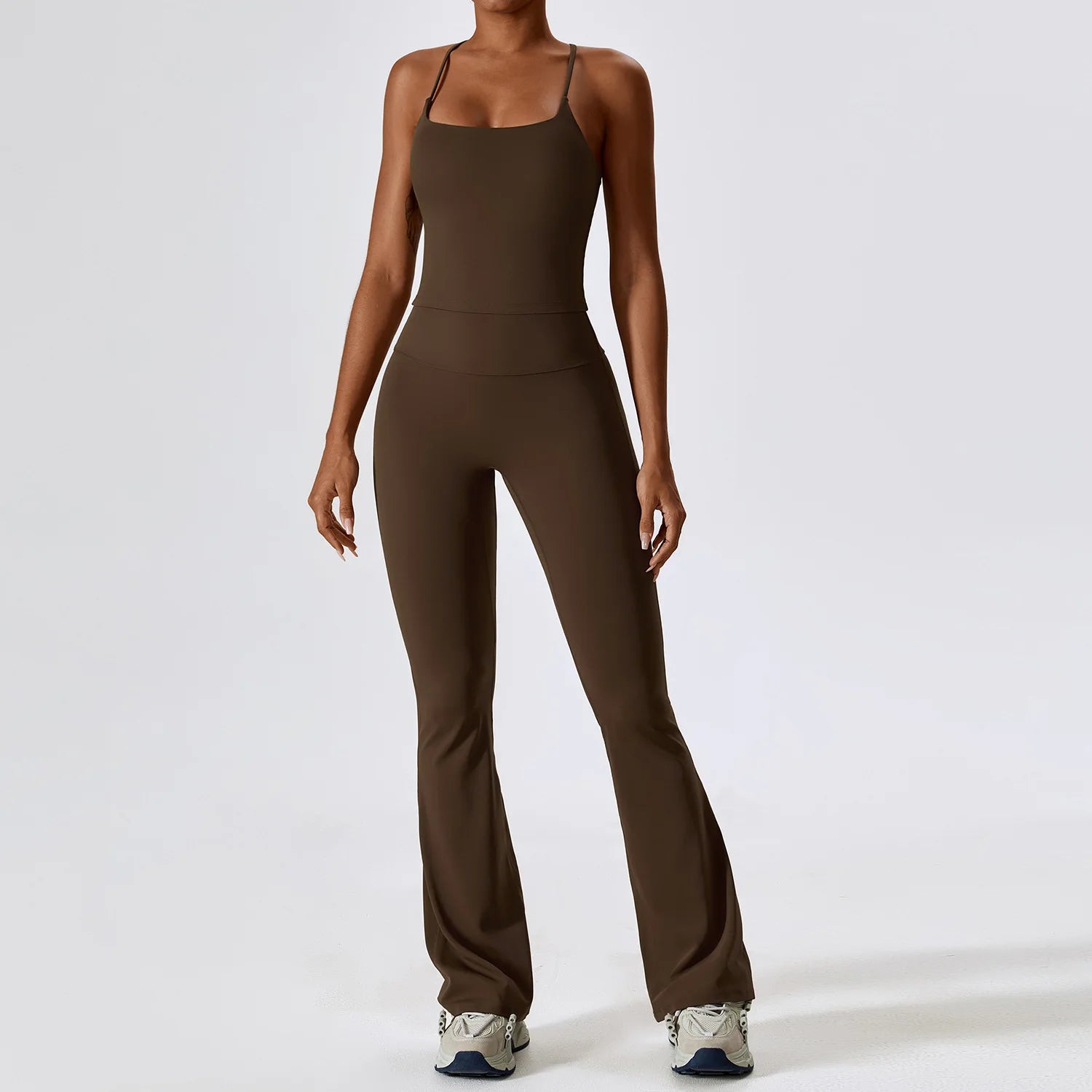 Women's Seamless 2-Piece Yoga Set – Legging + Crop Top