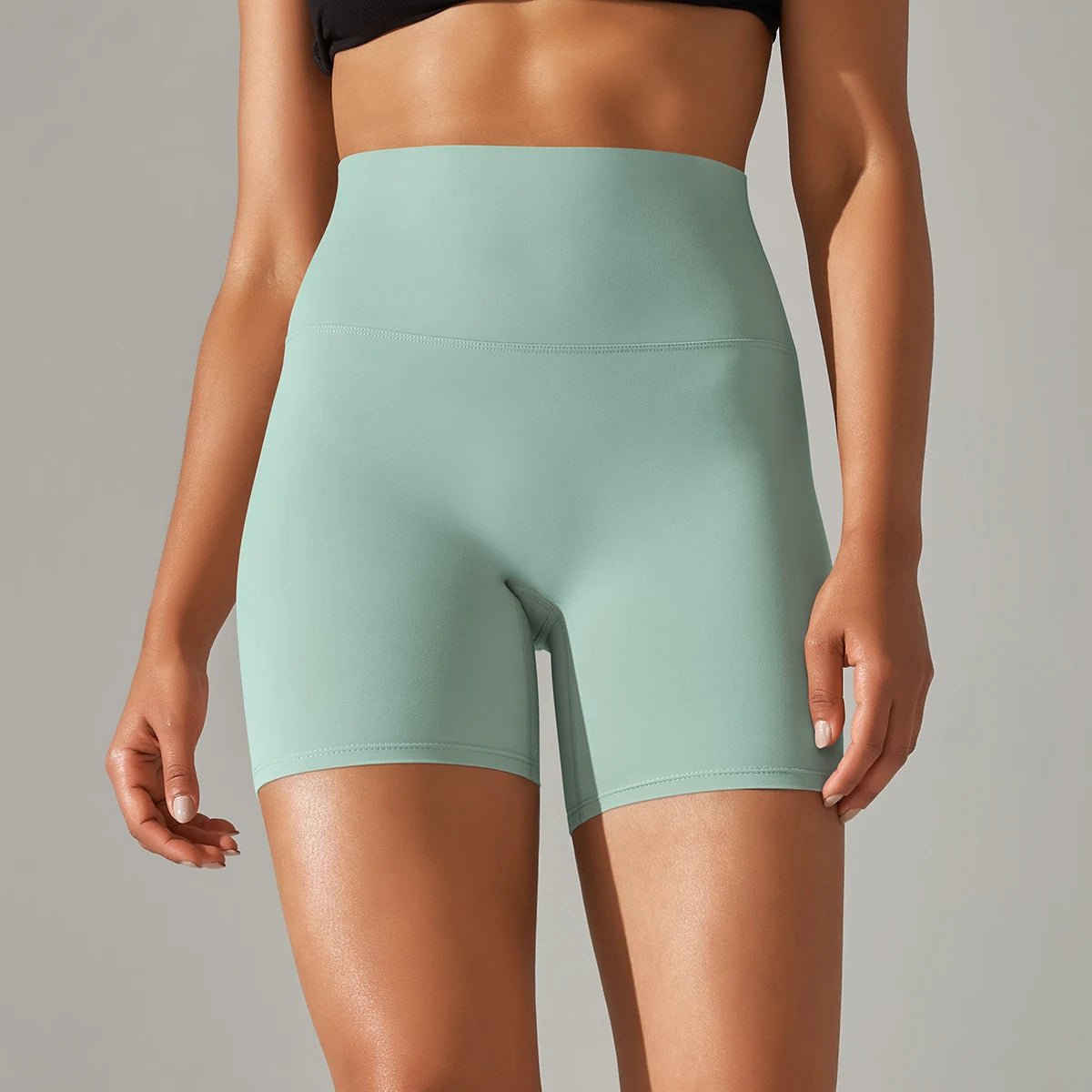 Yoga Shorts – High Waist Breathable Cycling & Running Gym Shorts