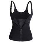 Zipper Waist Trainer Tank Top – Tummy Control Body Shaper